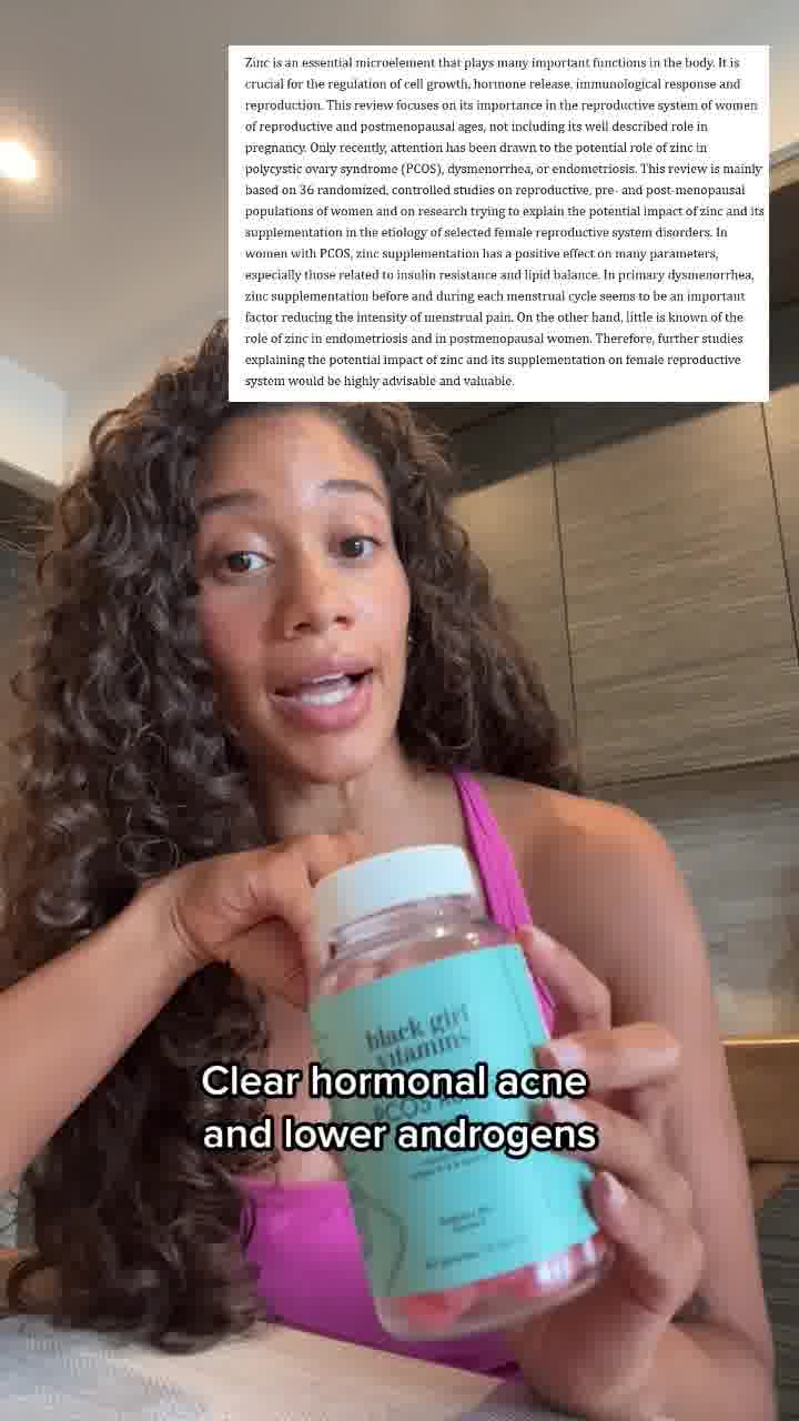 Black Girl Vitamins Facebook ad: PCOS! Here's how to finally manage it