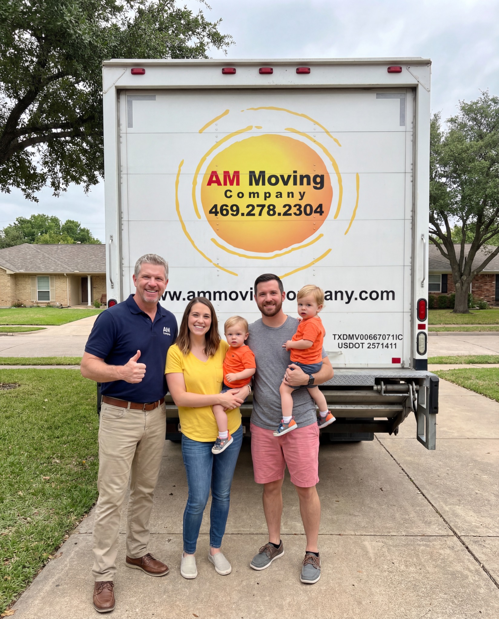 AM Moving Company Facebook ad
