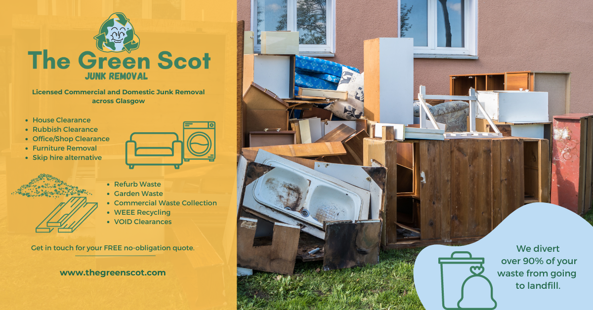 The Green Scot Facebook ad: Rubbish Removal Glasgow