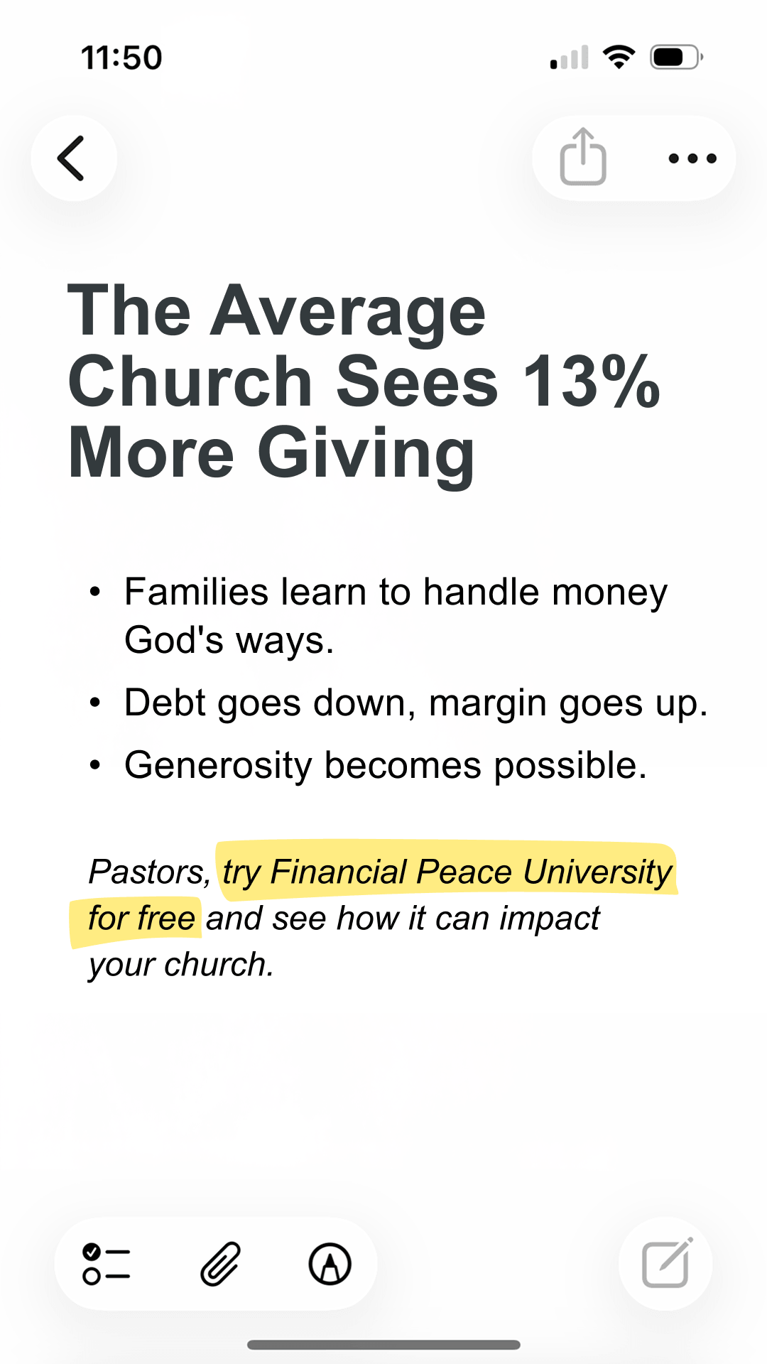 Dave Ramsey Facebook ad