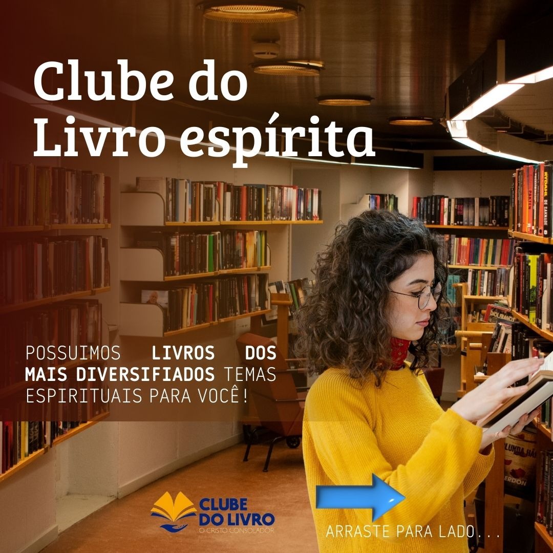 Clube do Livro espírita O Cristo Consolador Facebook ad: Se você é apaixonado pela doutrina espírita ou…