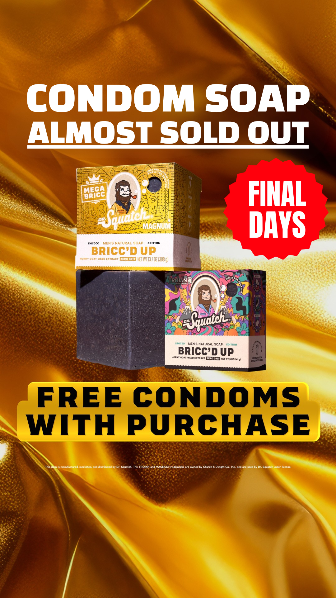 Dr. Squatch Facebook ad