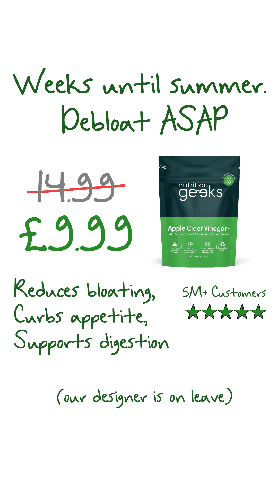 Nutrition Geeks Facebook ad