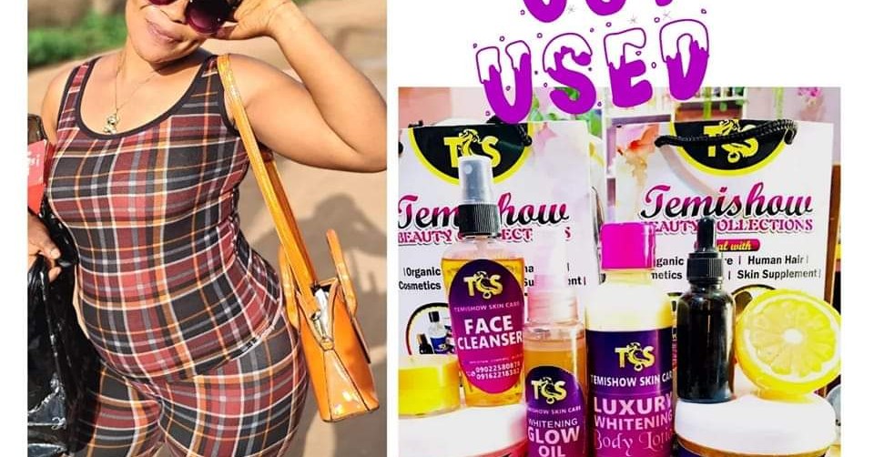 Temishow cosmetic and hair Facebook ad: we deals with cosmetic,hair, skin supplement, organic…