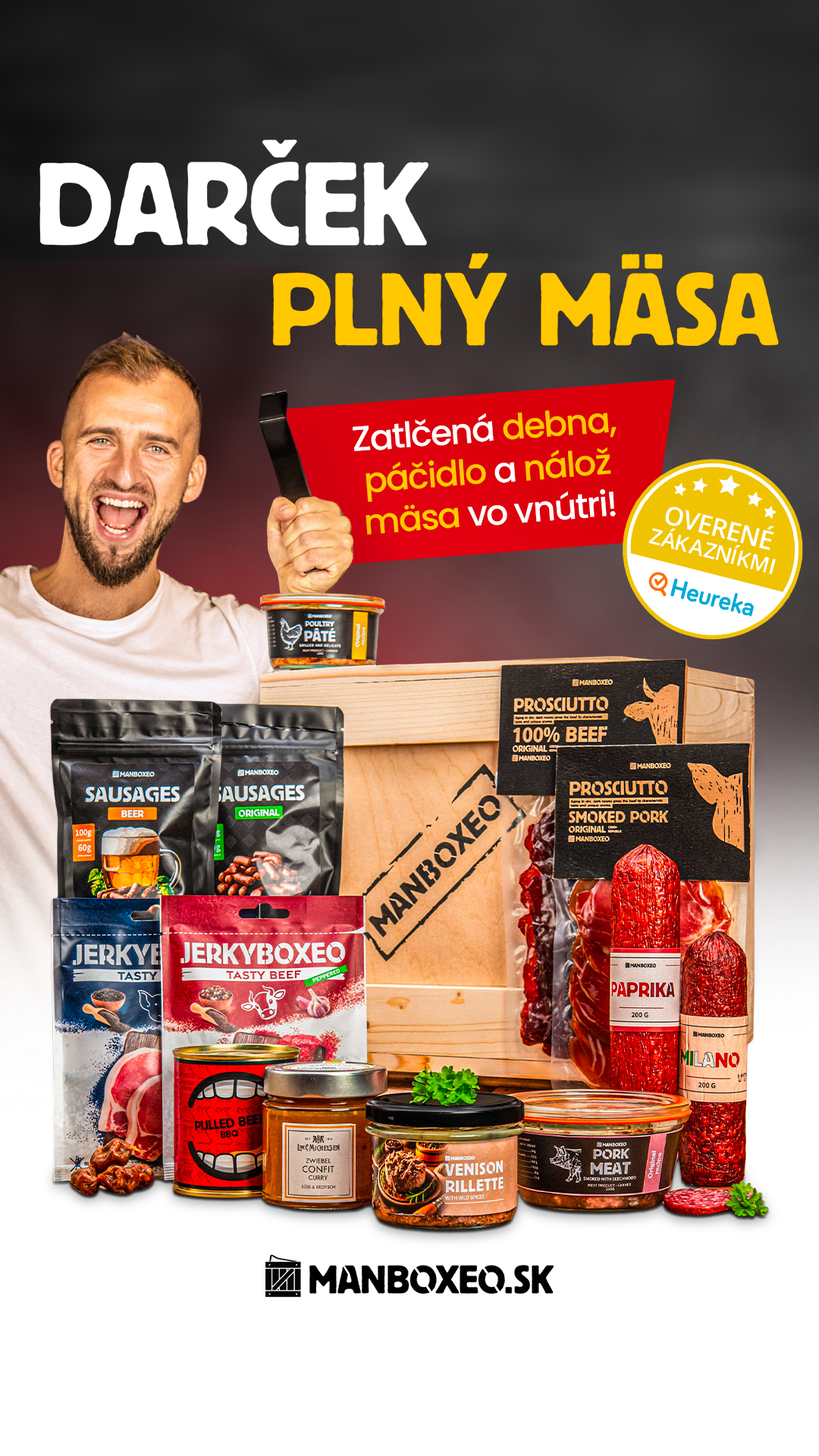 Manboxeo - originální dárky Facebook ad