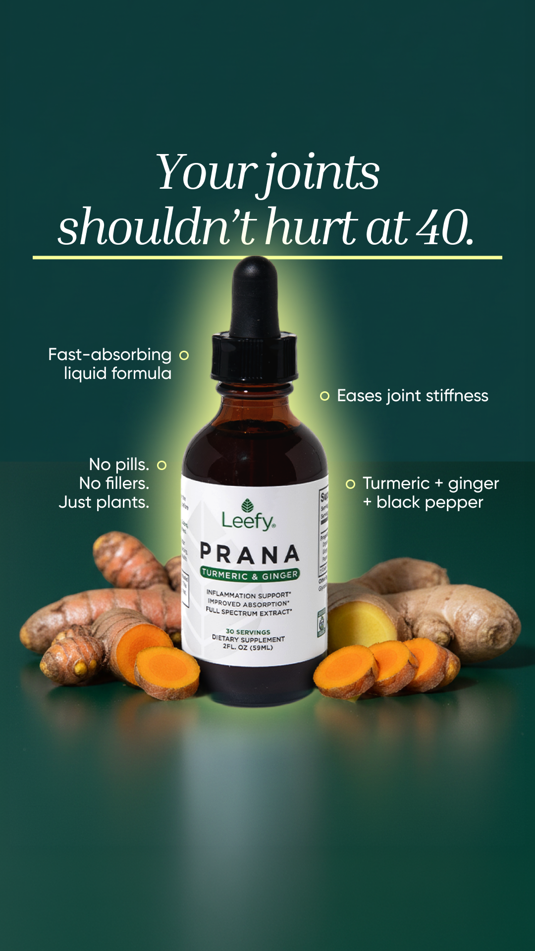 Leefy Organics Facebook ad