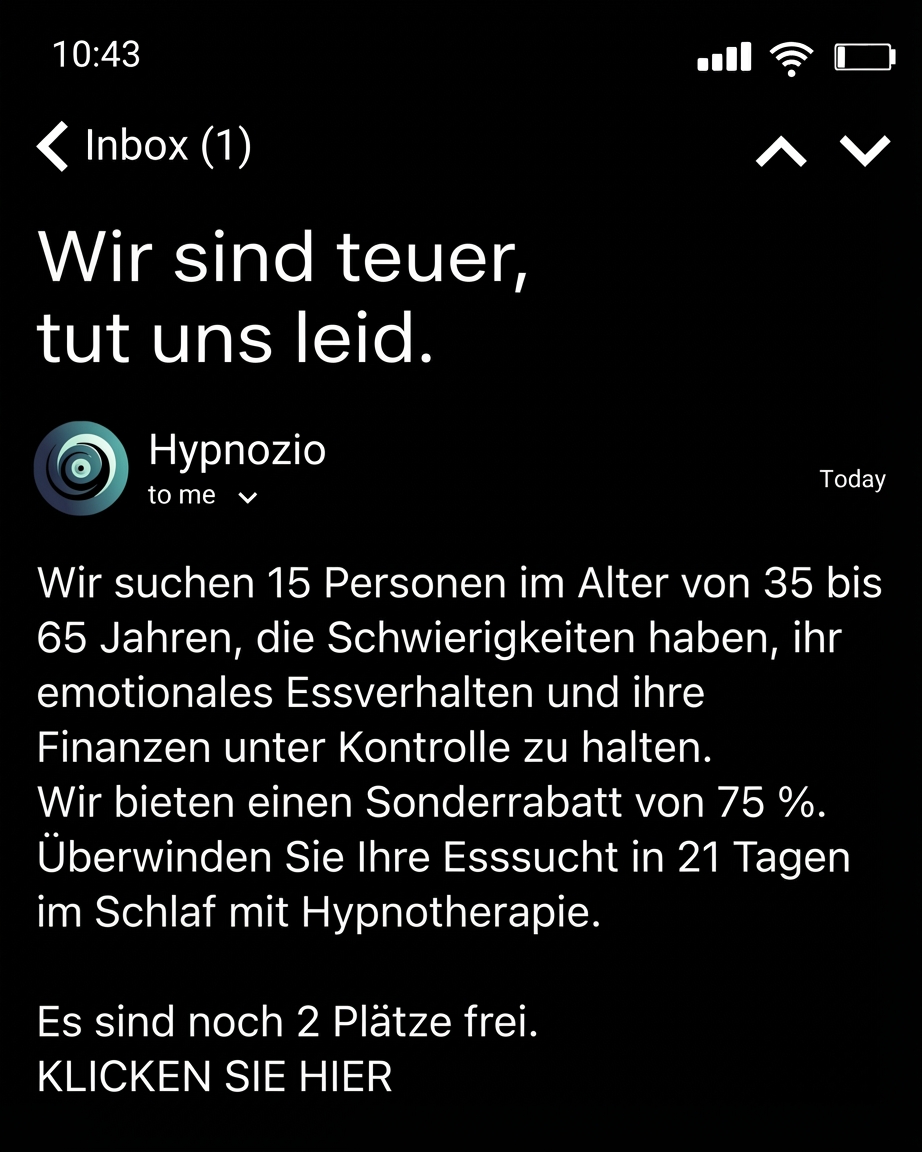 Hypnozio: power of hypnotherapy Facebook ad