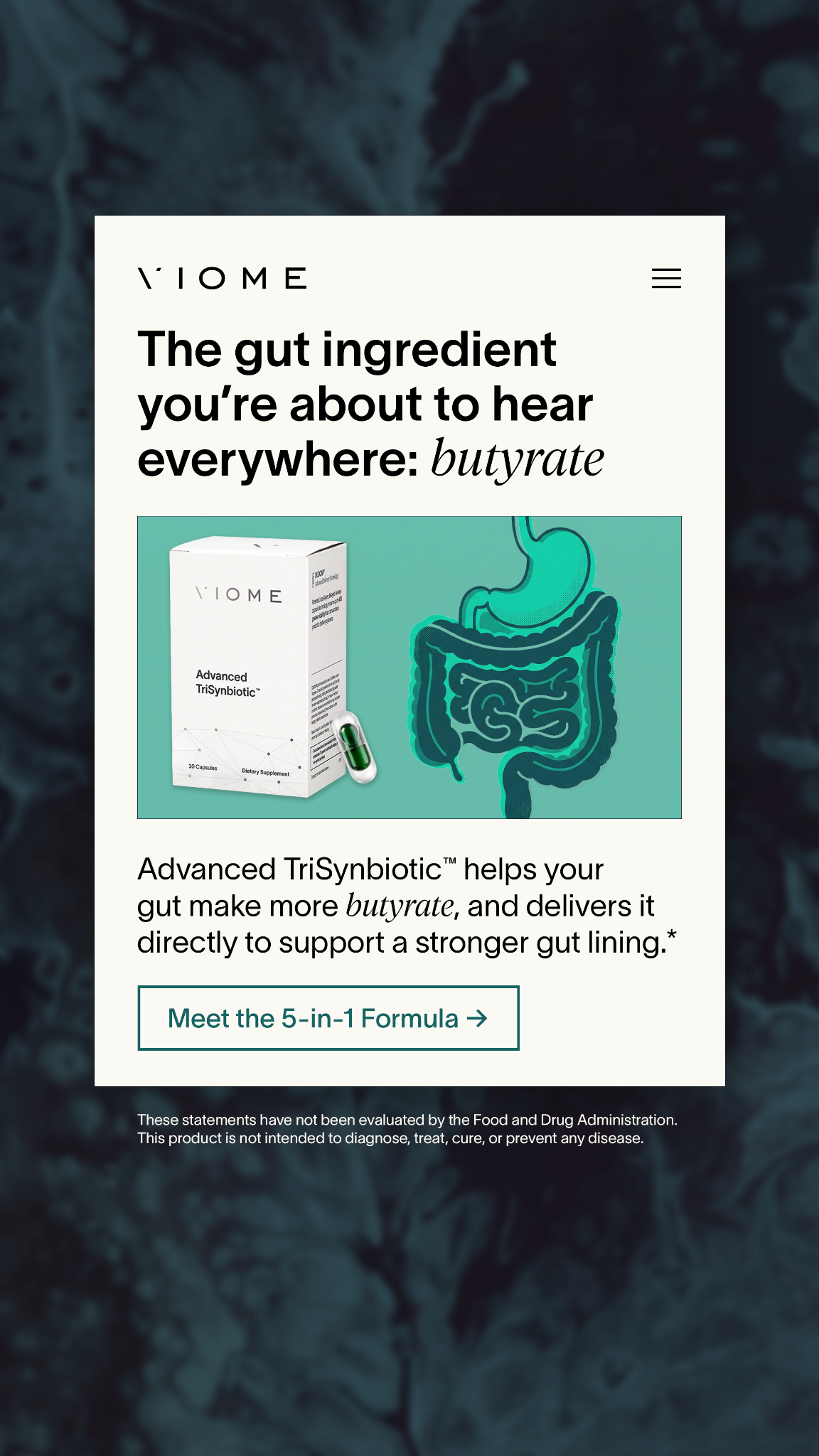 Viome Facebook ad
