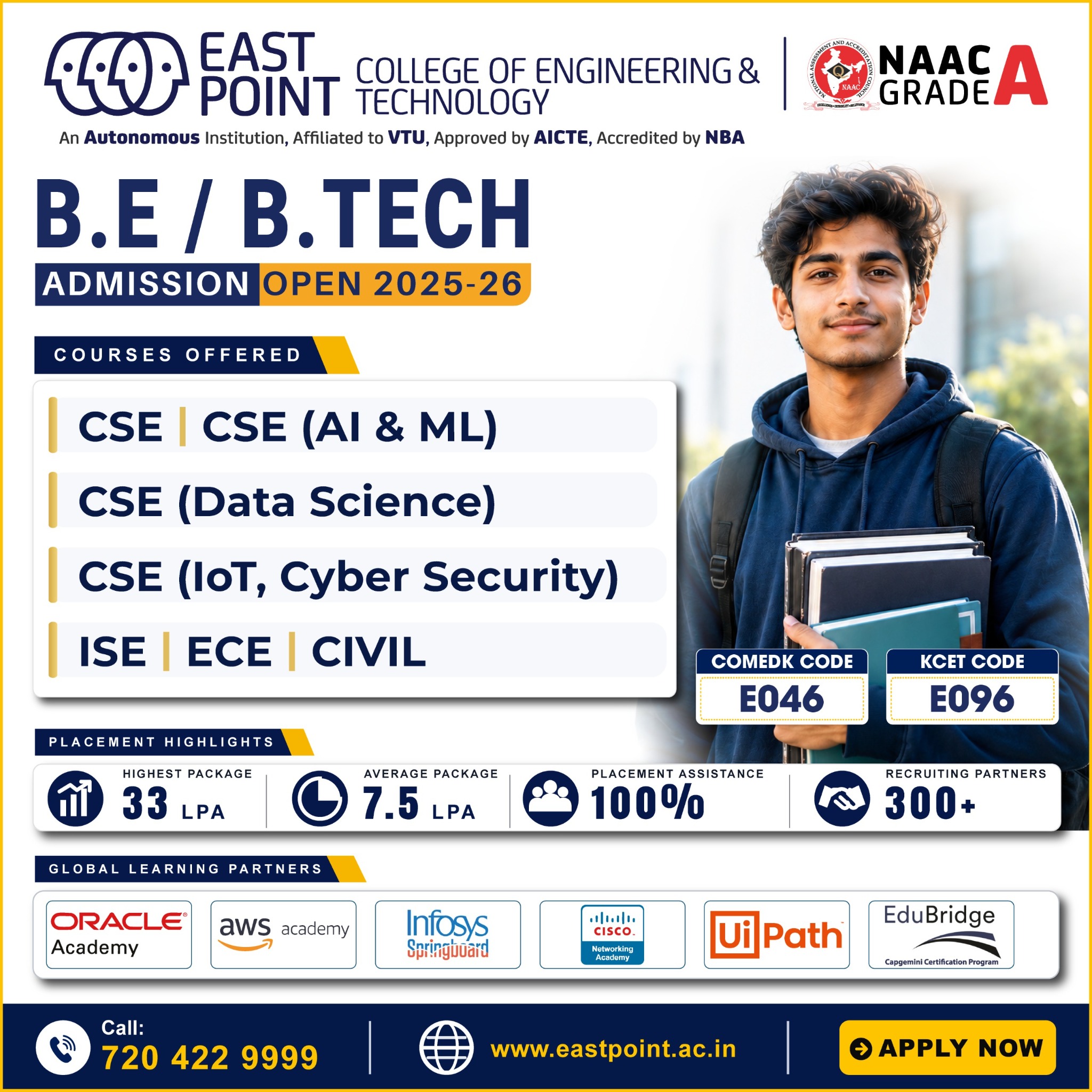 East Point Group of Institutions Facebook ad: Highest Package ₹33 LPA | East Point
