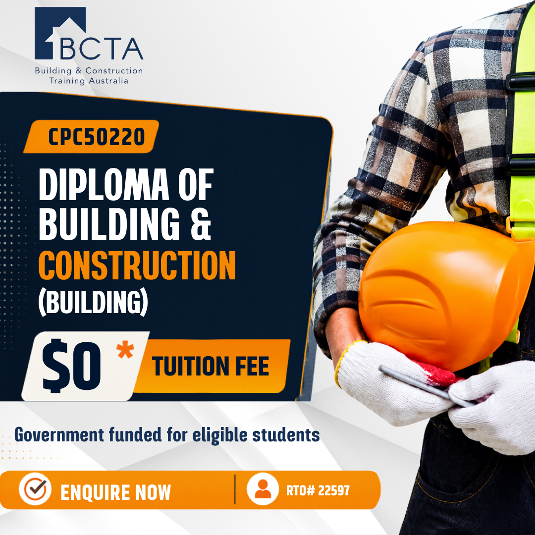BCTA - Building and Construction Training Australia - RTO #22597 Facebook ad