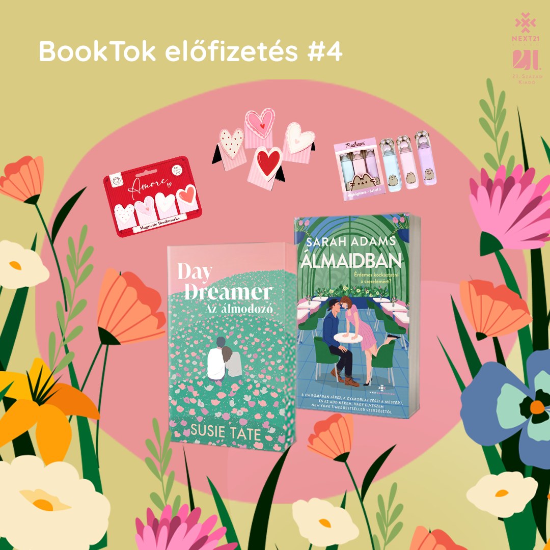 21. Század Kiadó Facebook ad: Megjelent a legújabb BookTok előfizetéses csomagunk, amely…