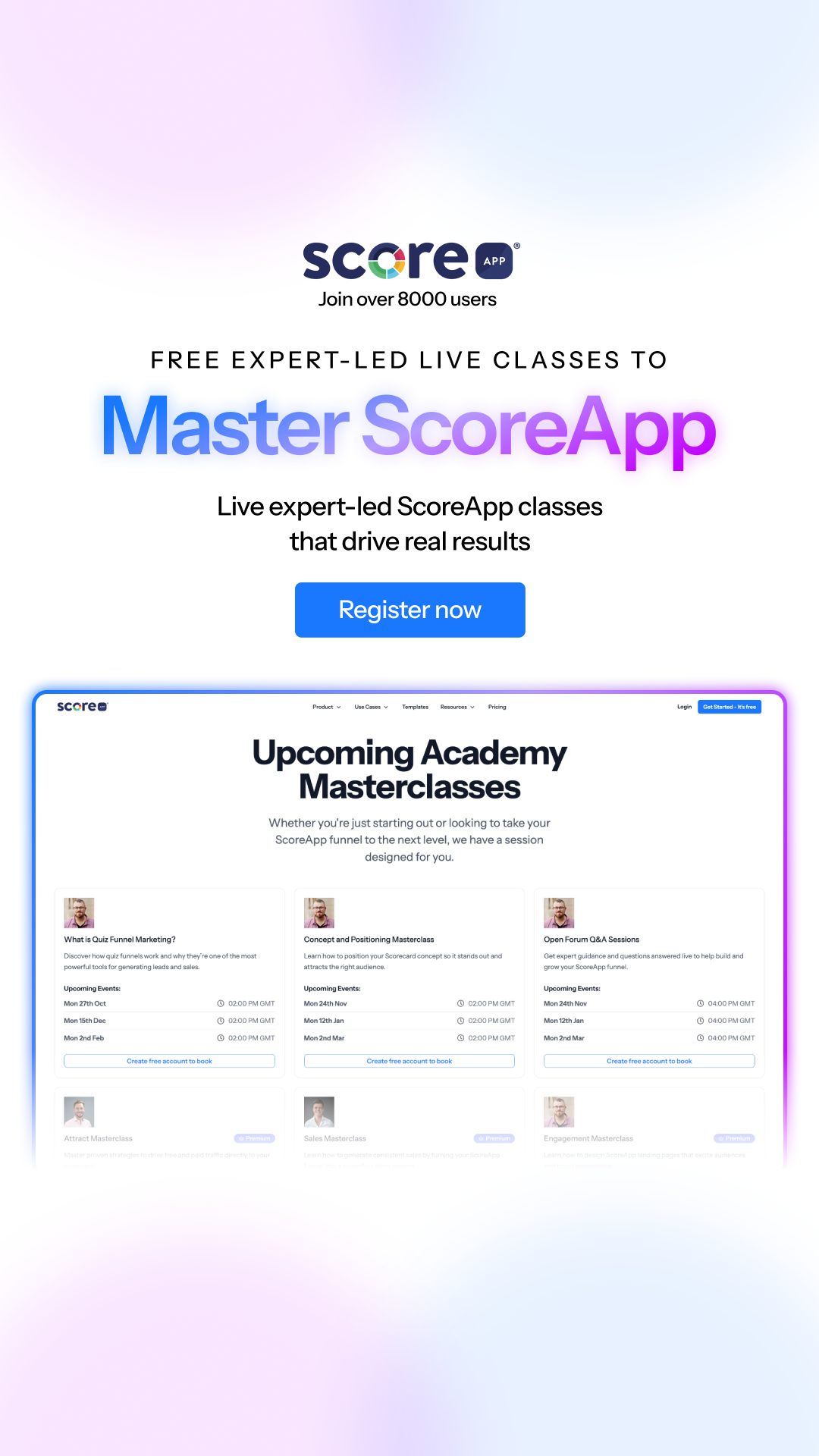 ScoreApp Facebook ad