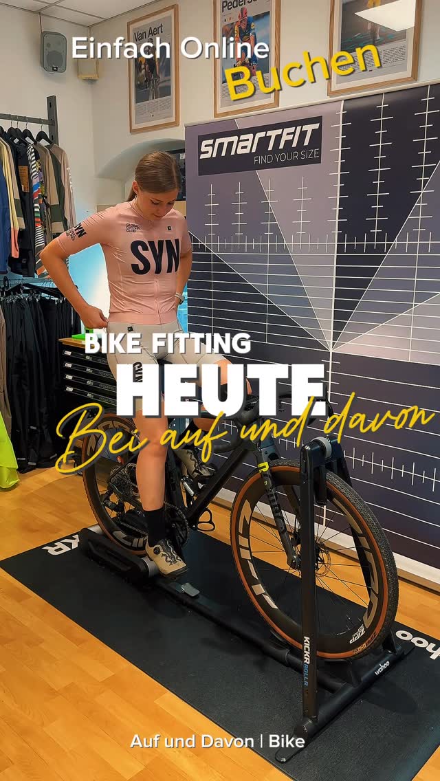 Auf und Davon - Outdoor Equipment Facebook ad: Bike Fitting ist kein Luxus, sondern die günstigste…