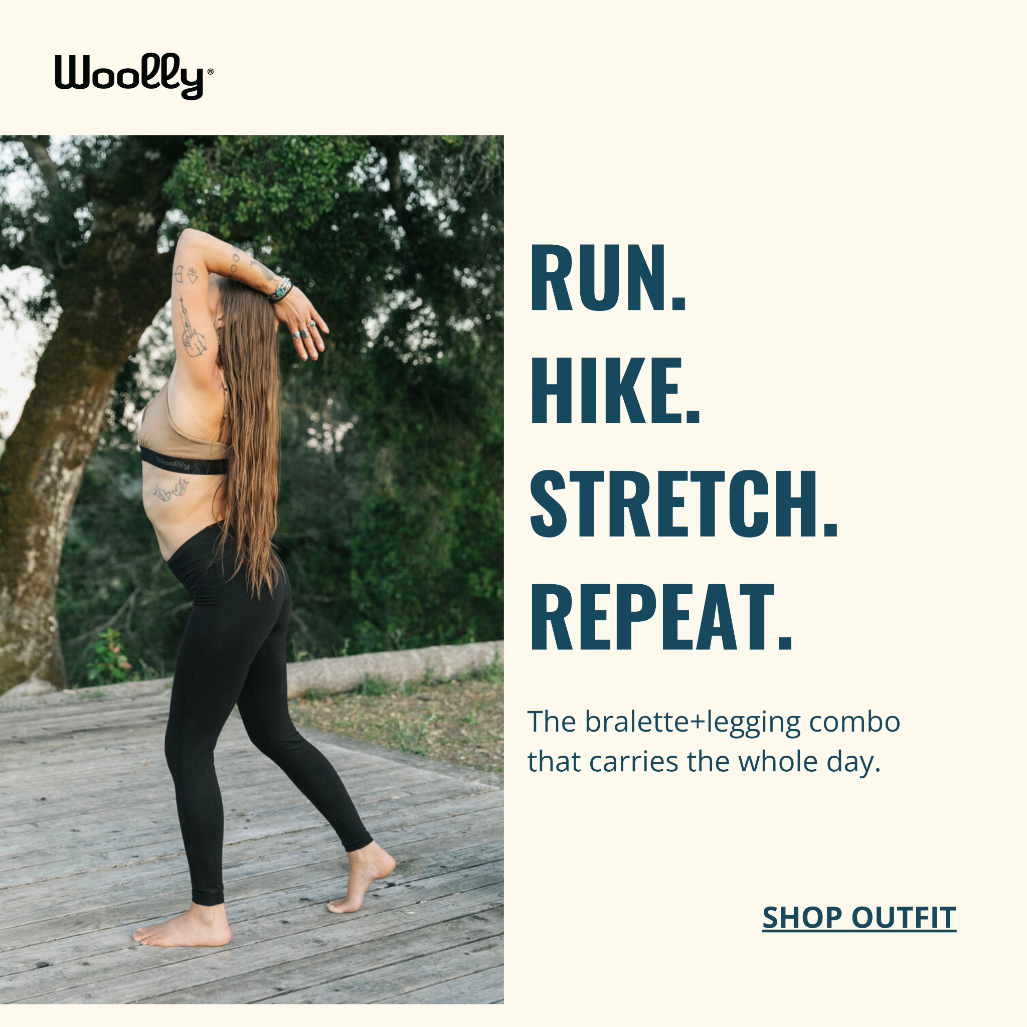 Woolly Clothing Co. Facebook ad