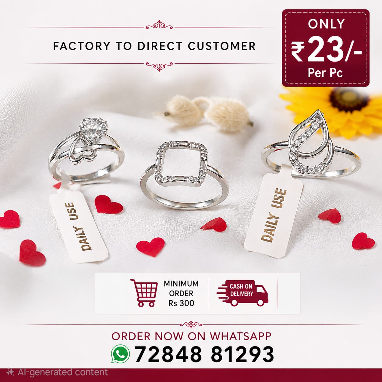 Vikings jewellery Facebook ad