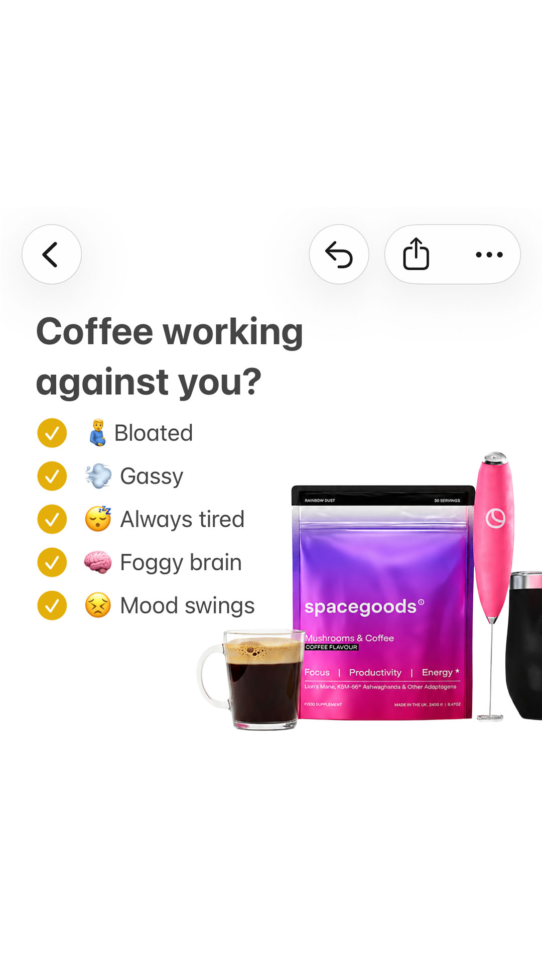 Spacegoods Facebook ad