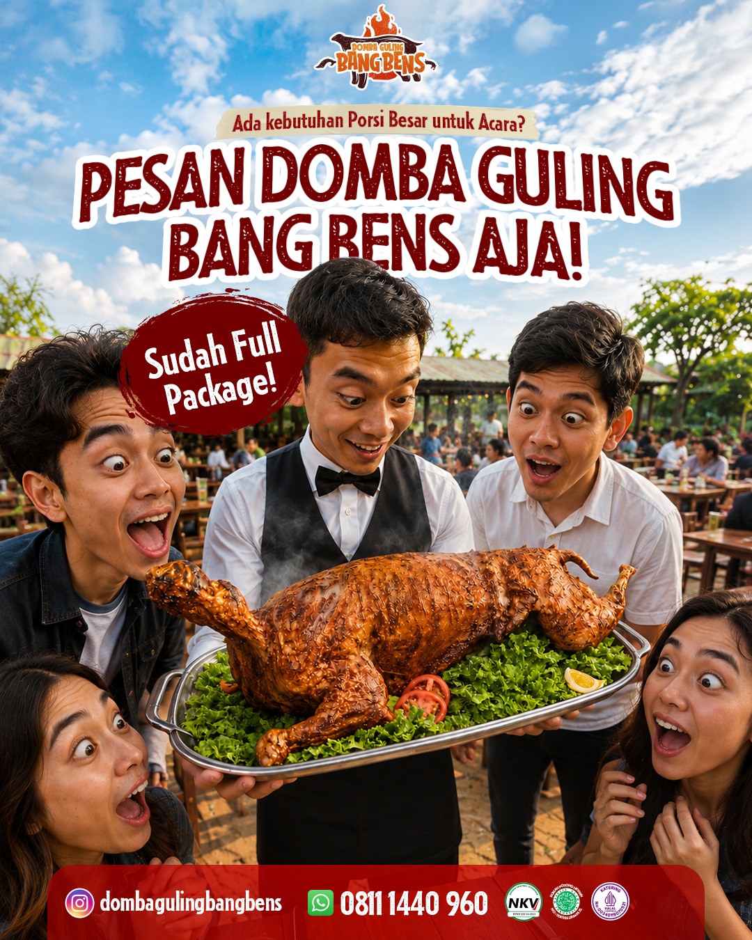 Domba Guling Bang Bens Facebook ad: Ada kebutuhan besar untuk acara?