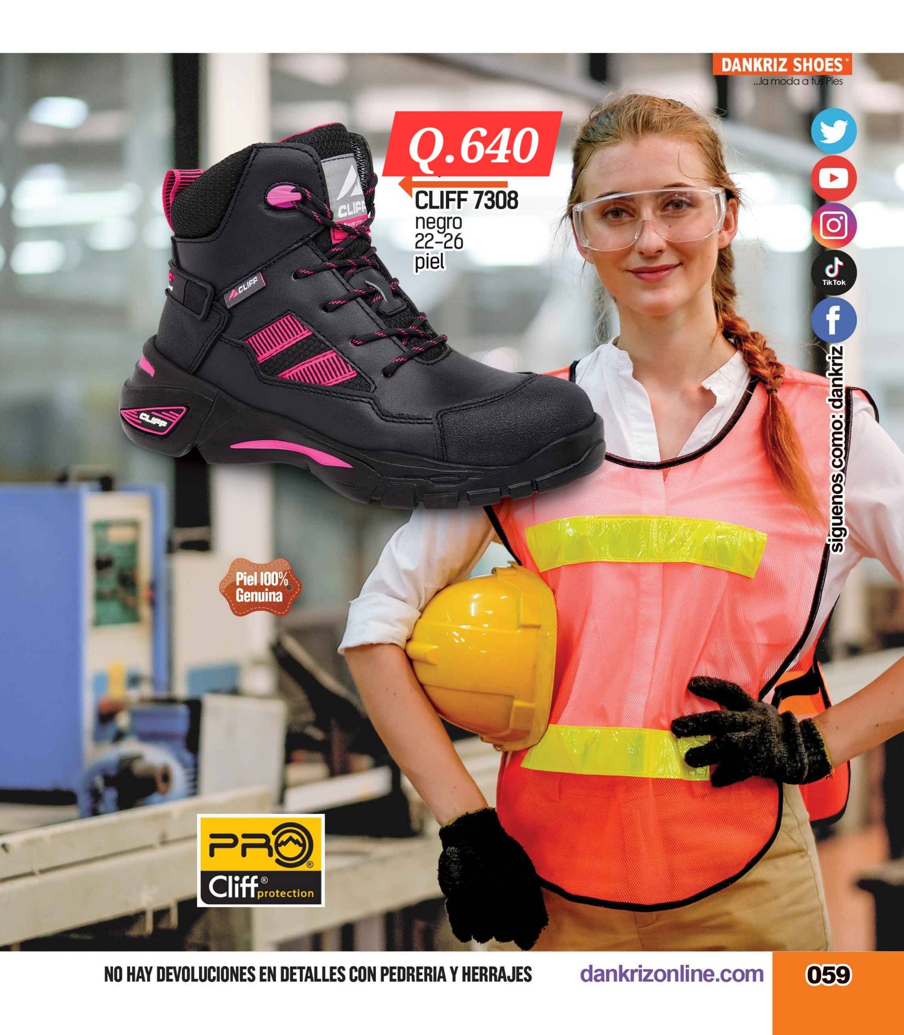 Impo CLZ Facebook ad: Botas Todo terreno para Dama