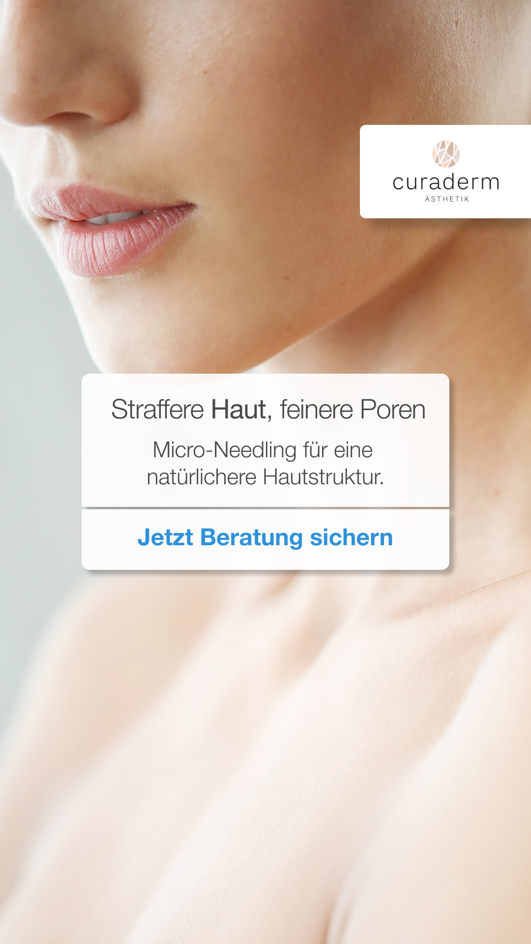 Curaderm Ästhetische Medizin Facebook ad