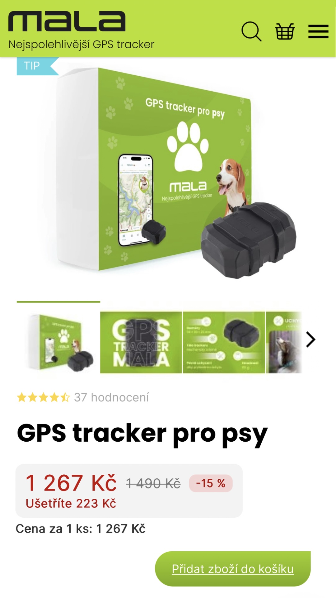 MALA GPS Facebook ad