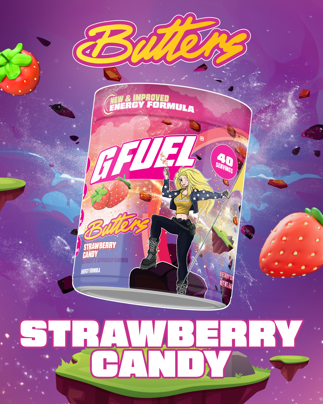 G FUEL Facebook ad: G FUEL x Noisy Butters