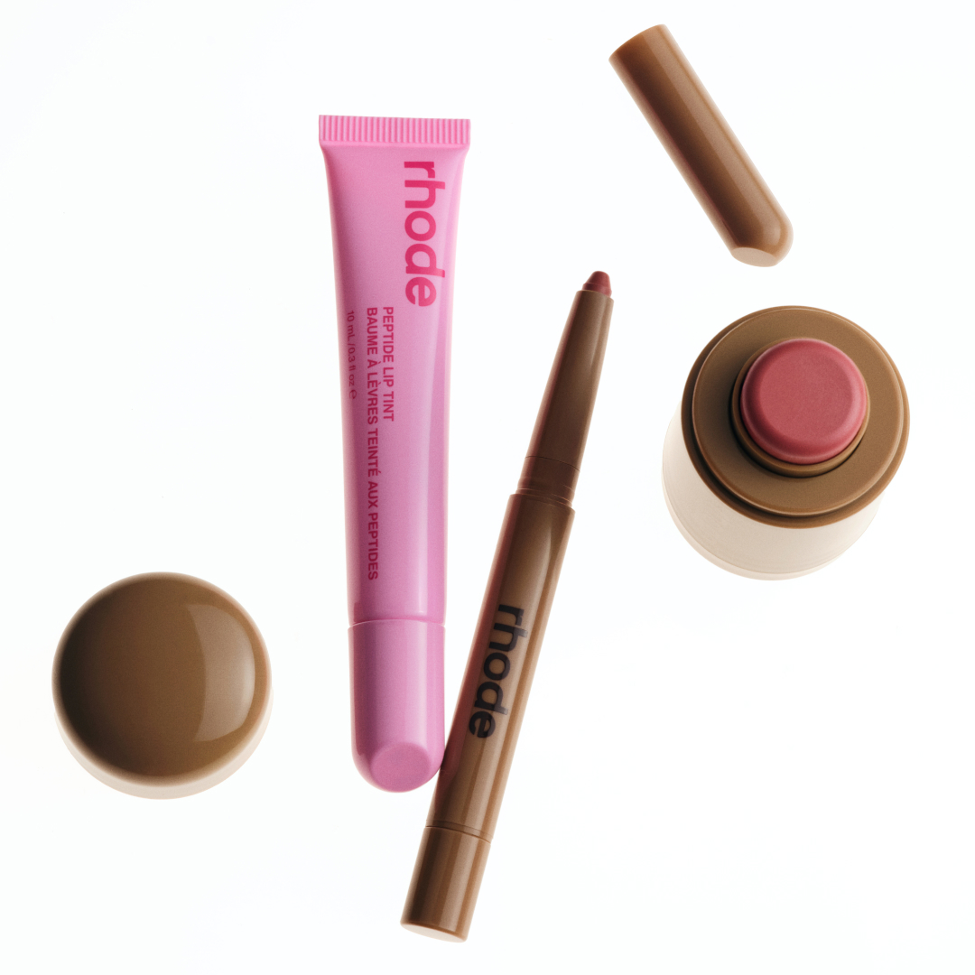 rhode Facebook ad: hybrid makeup