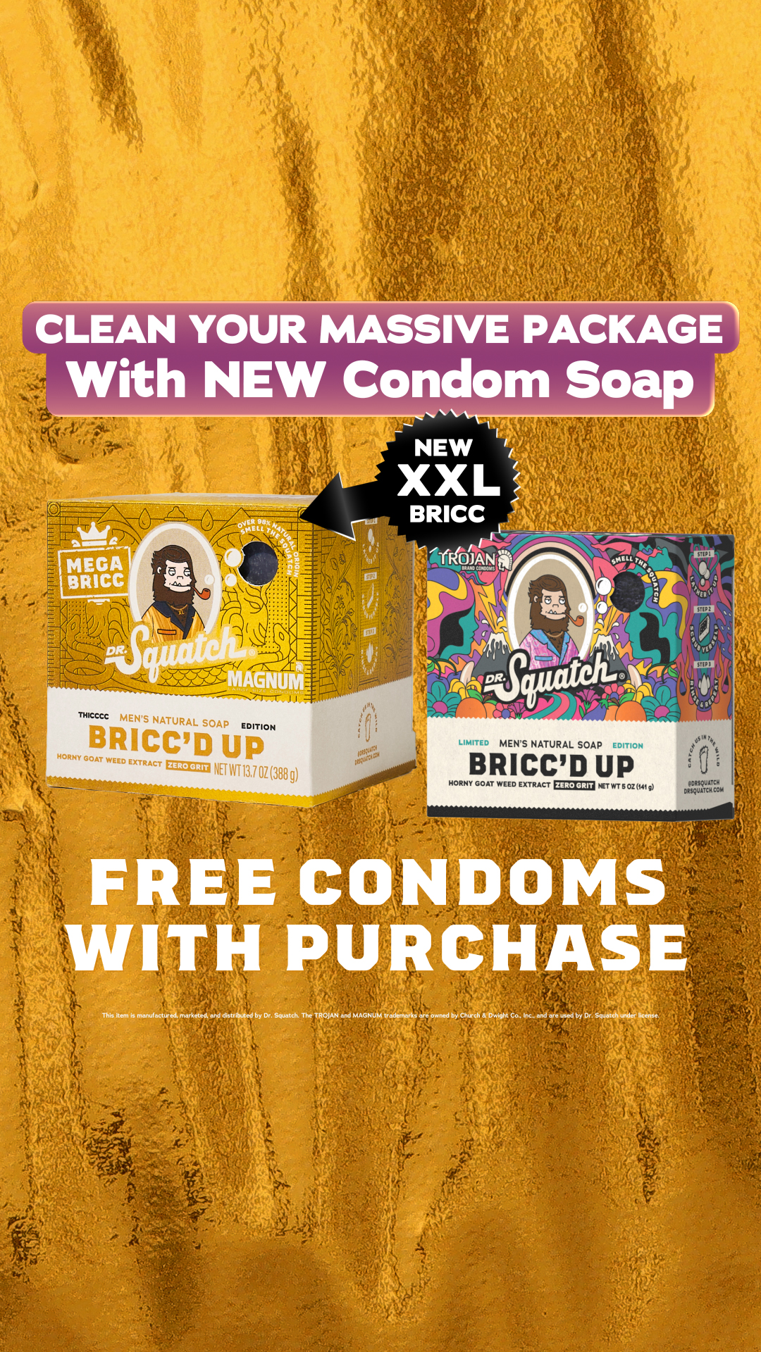 Dr. Squatch Facebook ad