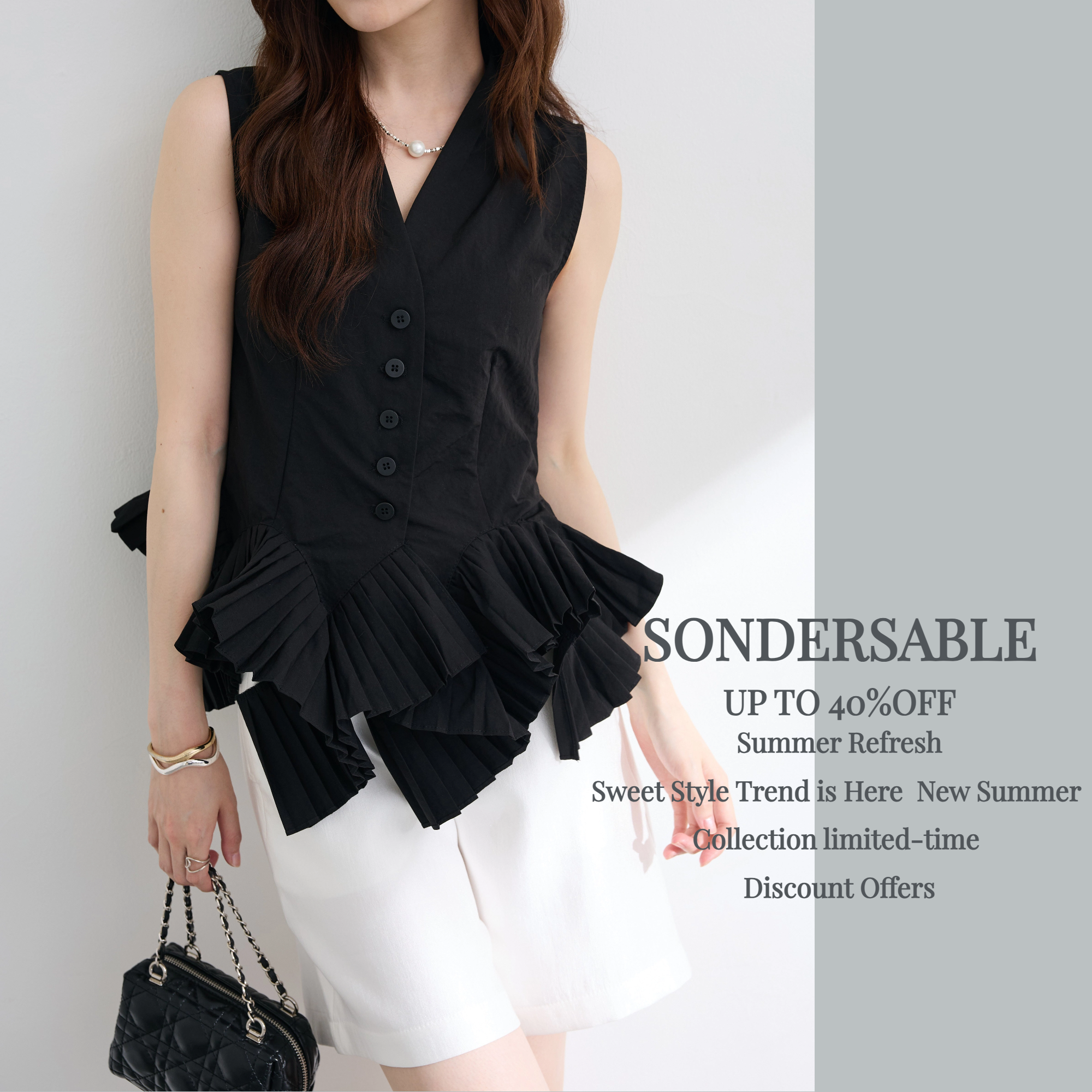 SonderSable Facebook ad: UP TO 40%OFF