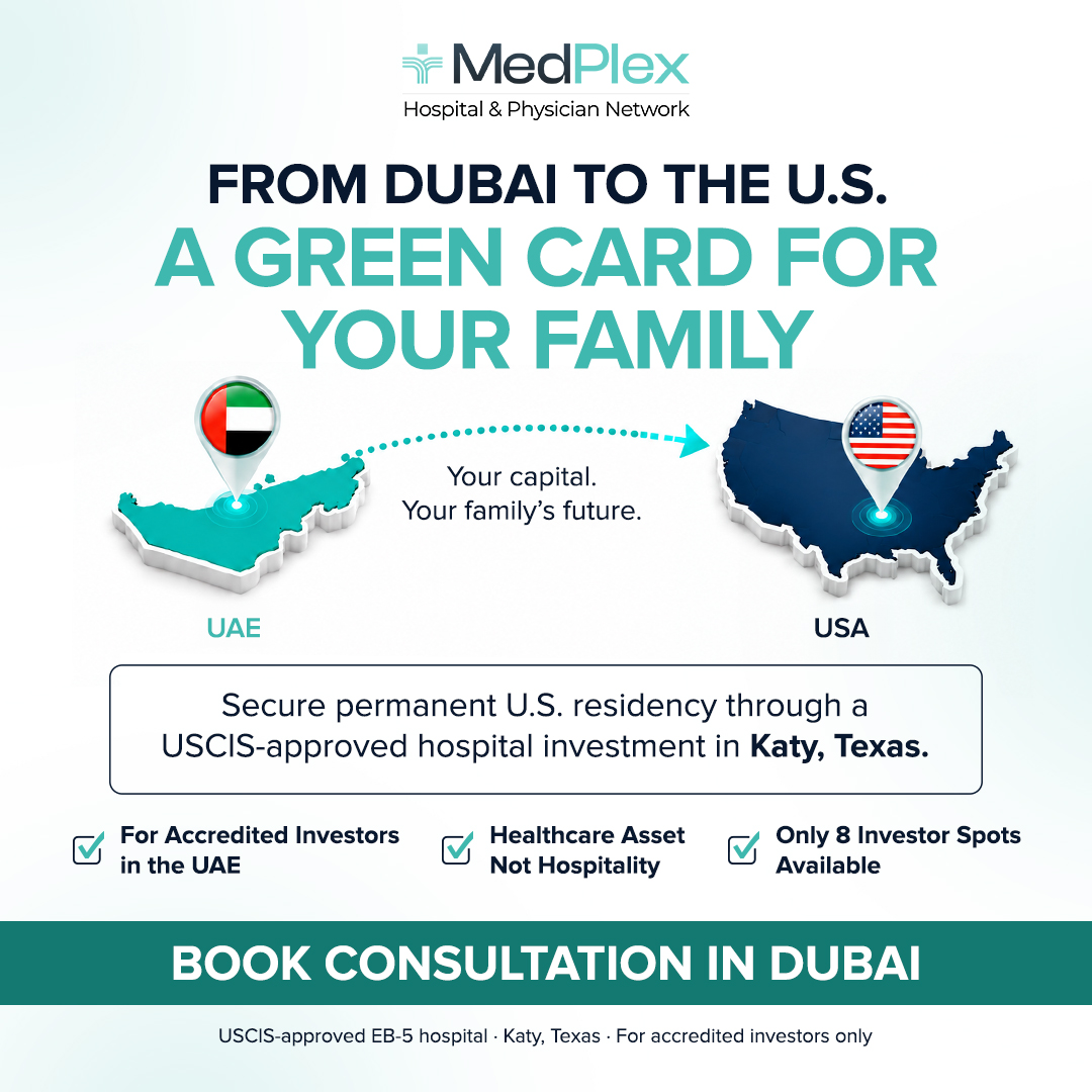 MedPlex - Hospital & Physician Network Facebook ad: Secure a Green Card