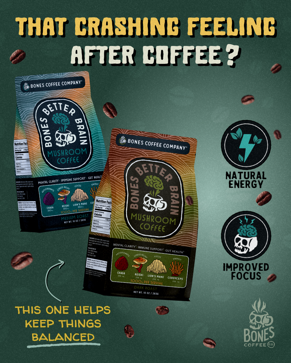 Bones Coffee Company Facebook ad