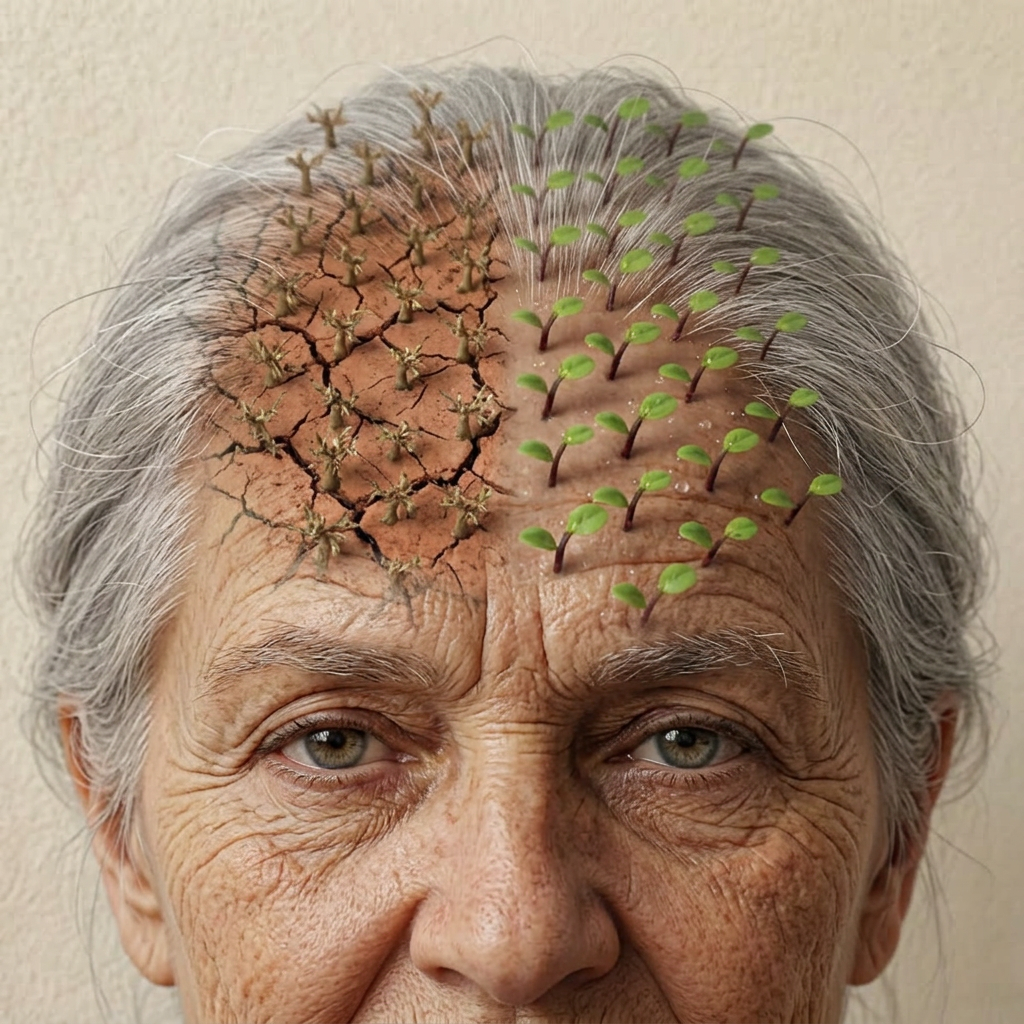Wellness & Women Facebook ad: Your hair loss isn't aging. It's WORSE.