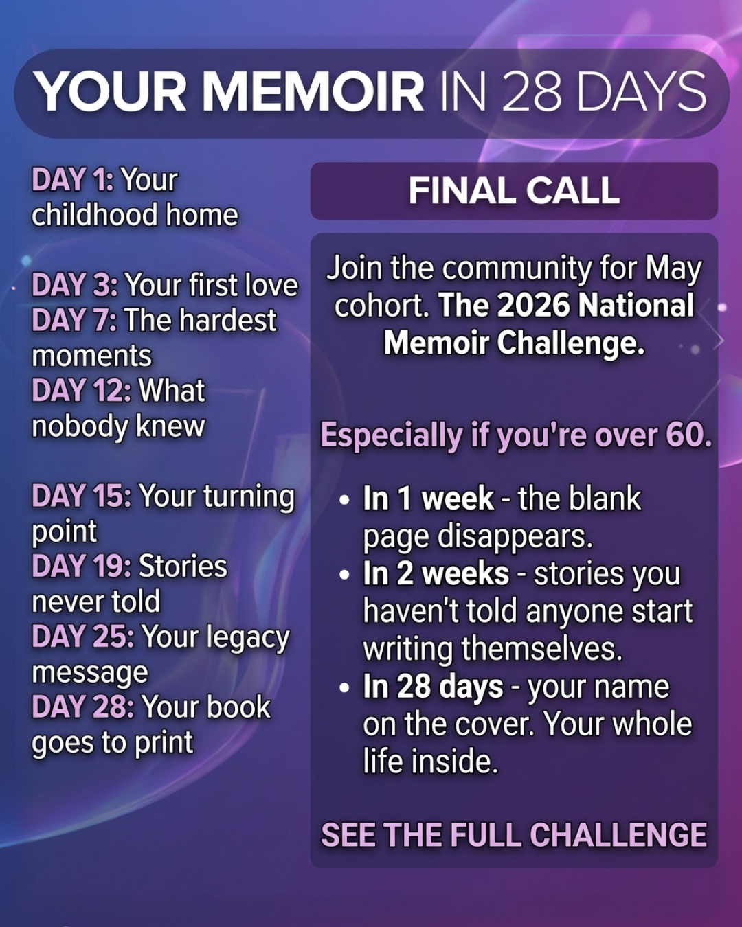 Memowrite Facebook ad