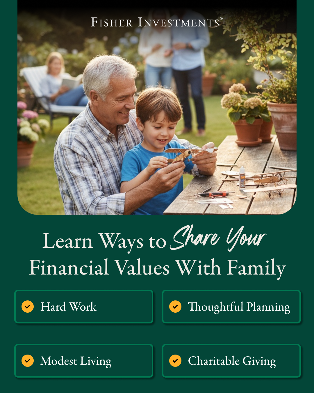 Fisher Investments Facebook ad