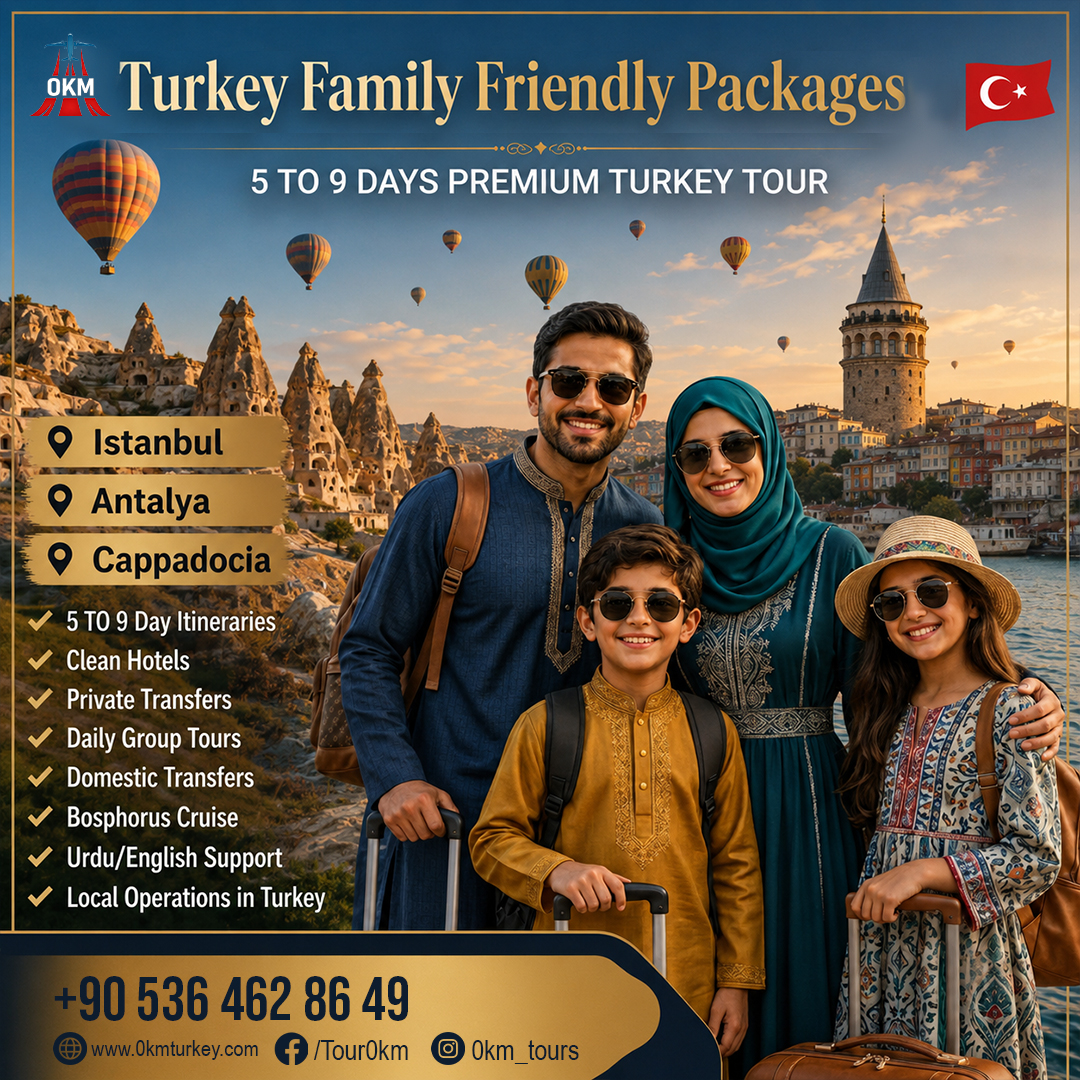 0KM Tour Planner Facebook ad: Family Trips to Turkey