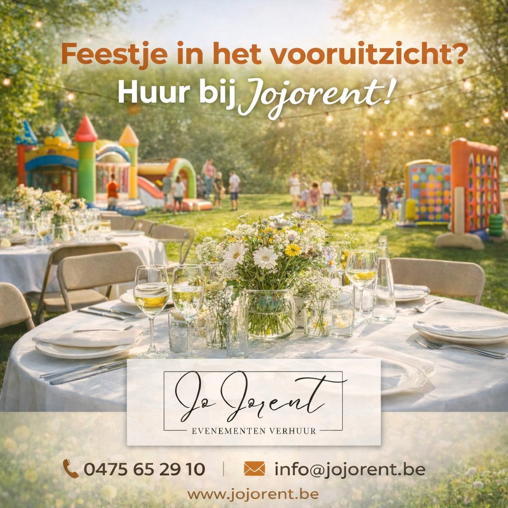 Jojorent Facebook ad: Springkastelen en volksspelen huren Oost-Vlaanderen |…
