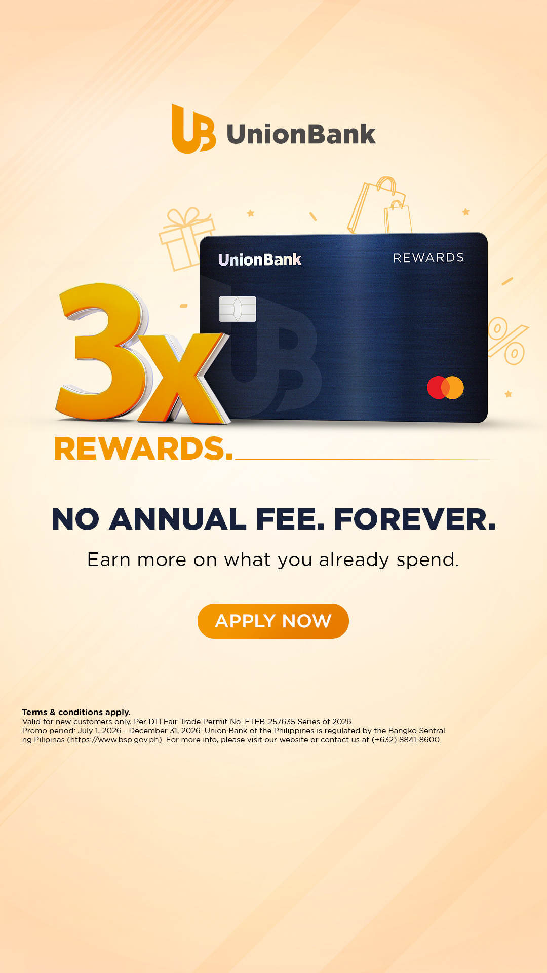 Union Bank of the Philippines Facebook ad