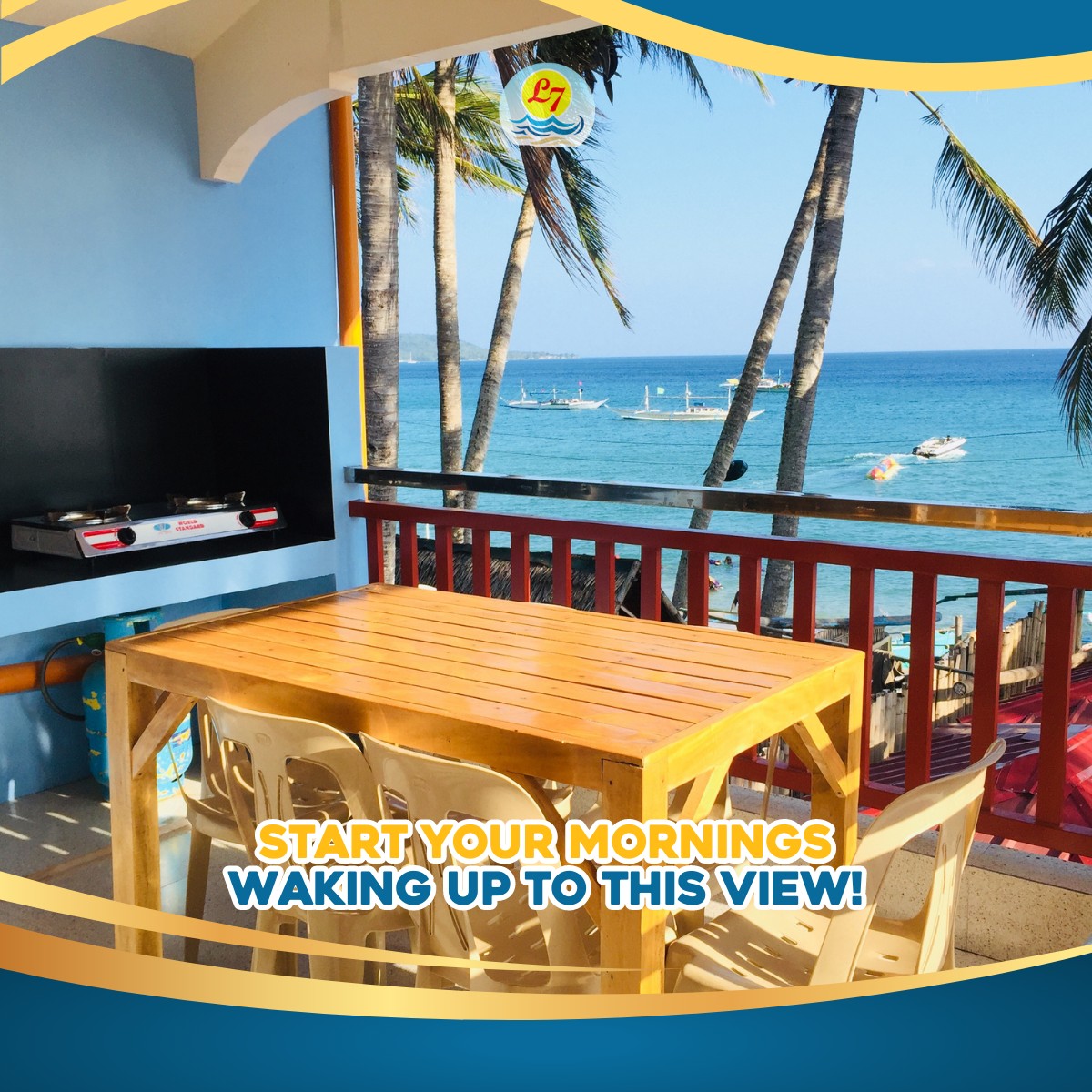 Lucky Seven Beach Resort - Extension Facebook ad: Take a BREAK!
