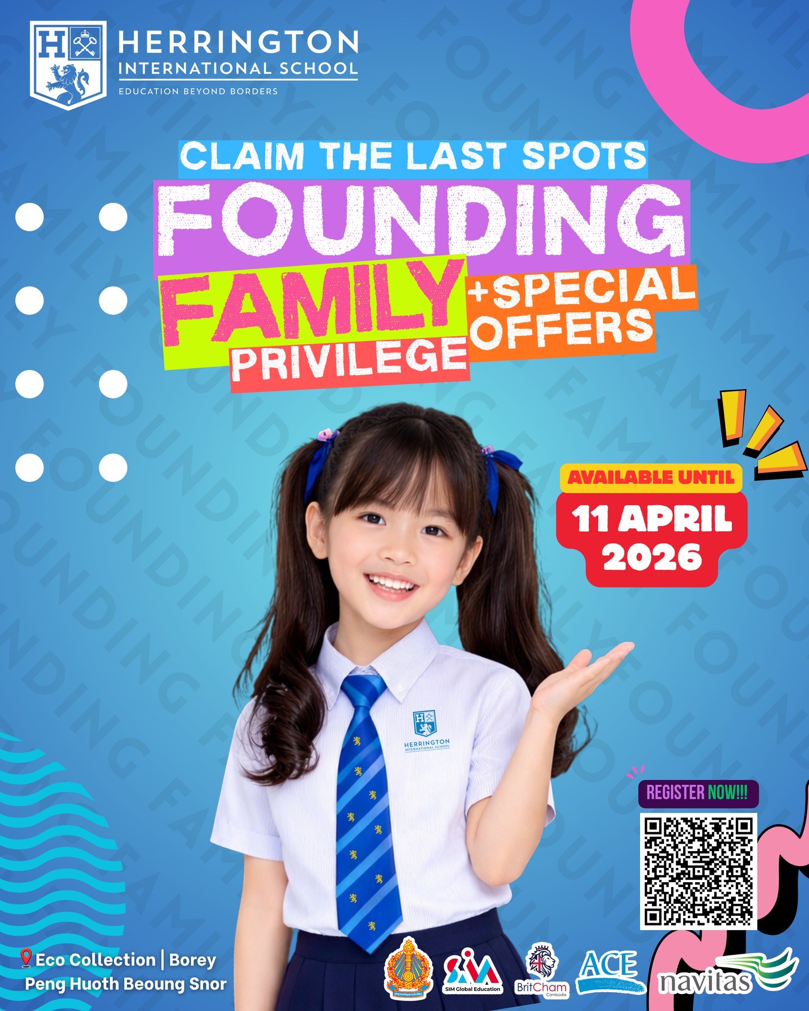 Herrington International School Facebook ad: Last Chance to get Founding Family Privilege +…