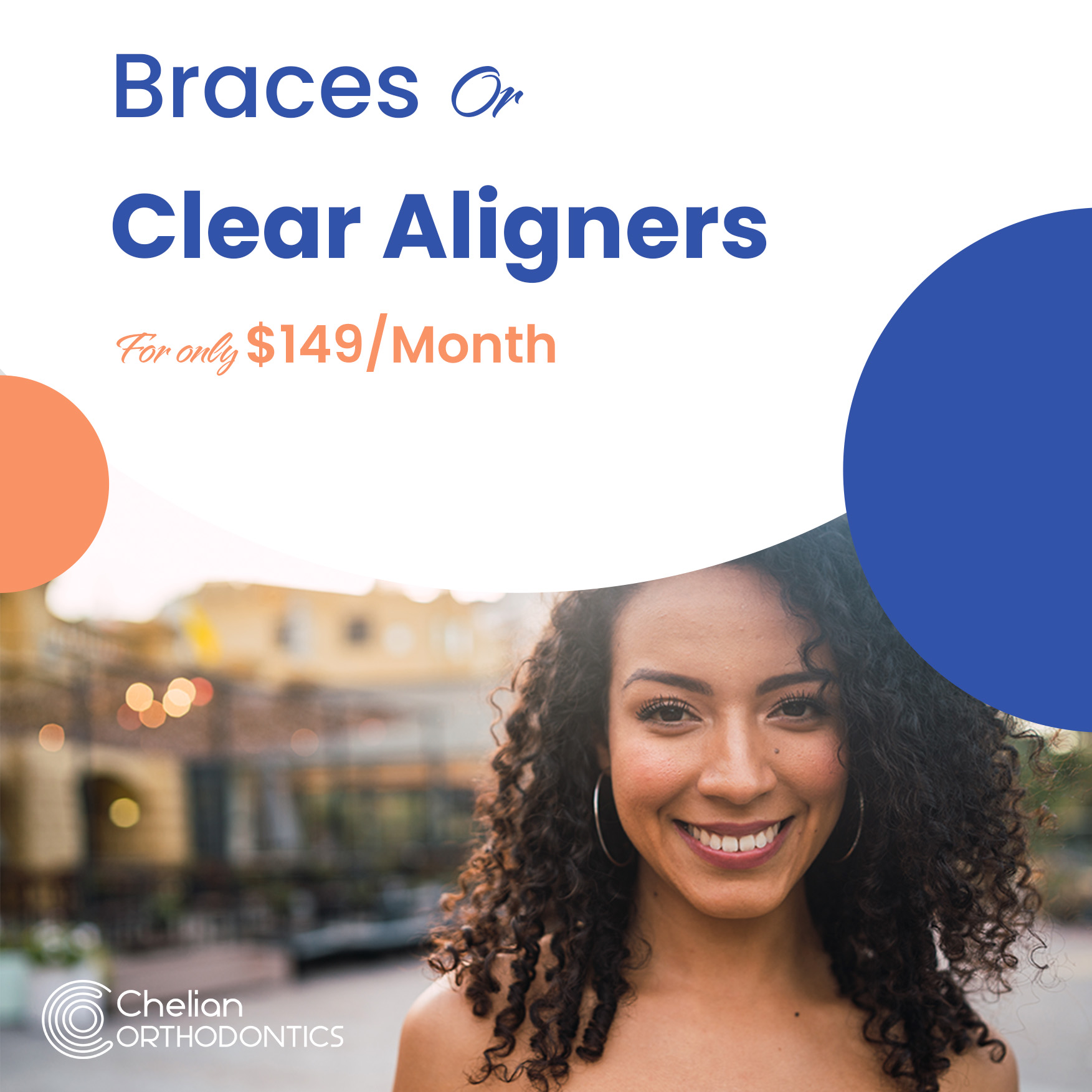Chelian Orthodontics Facebook ad from Nov 5, 2025