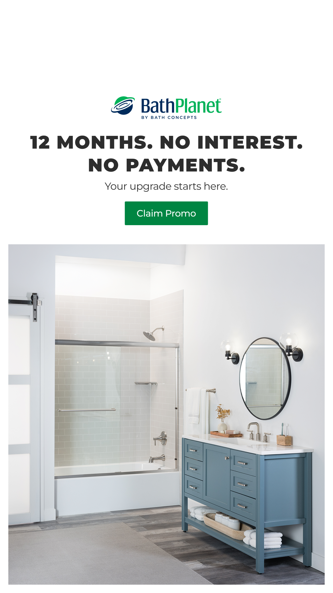 Bath Planet Facebook ad: Book Your Free Consultation