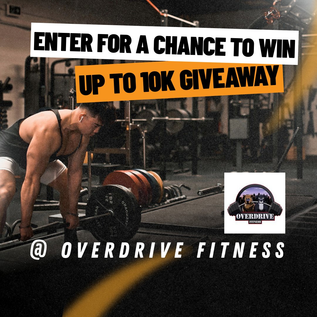 Overdrive Fitness Facebook ad: Weight Loss Goal? Enter to WIN BIG!