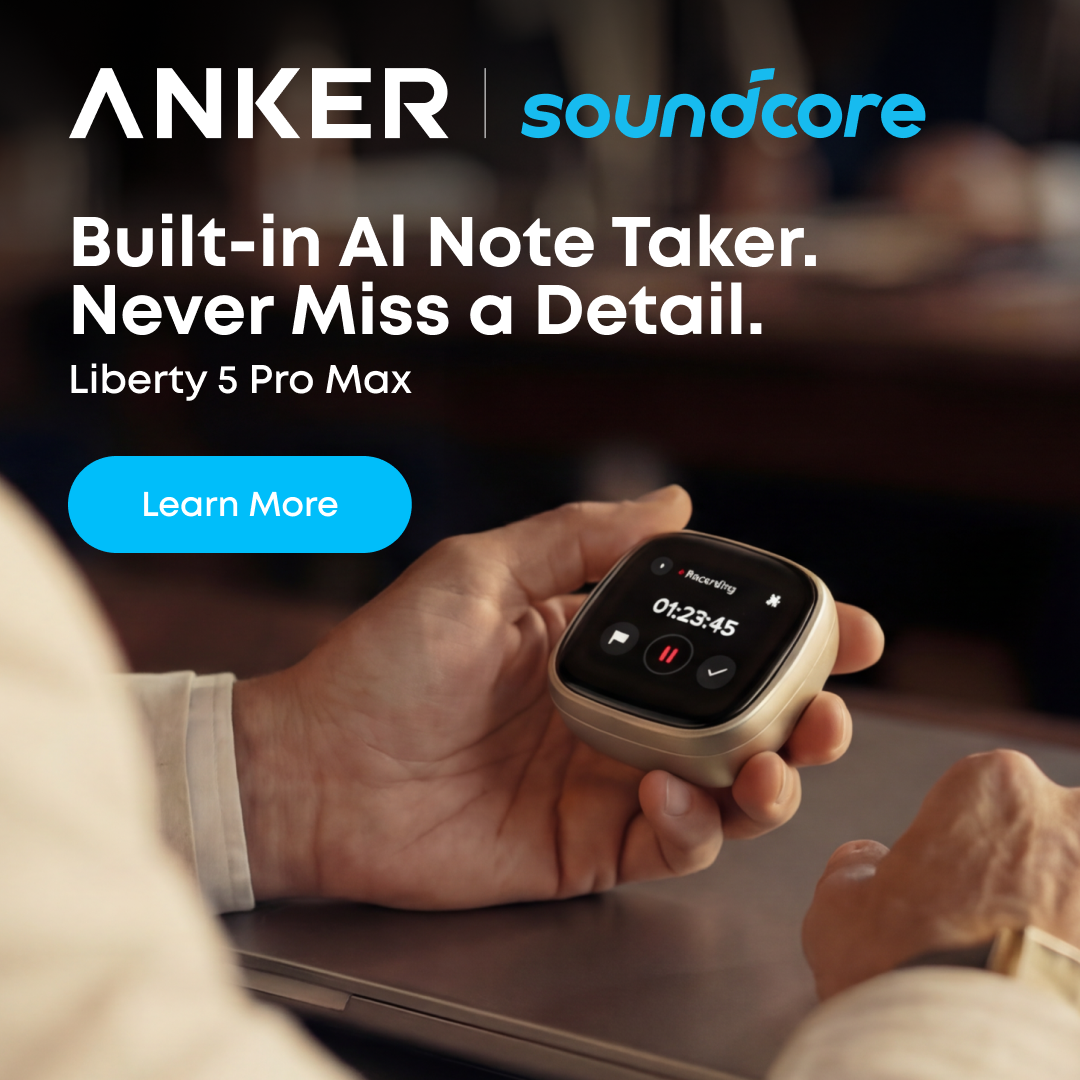 Soundcore ANZ Facebook ad: Effortless Notes, Every Time.