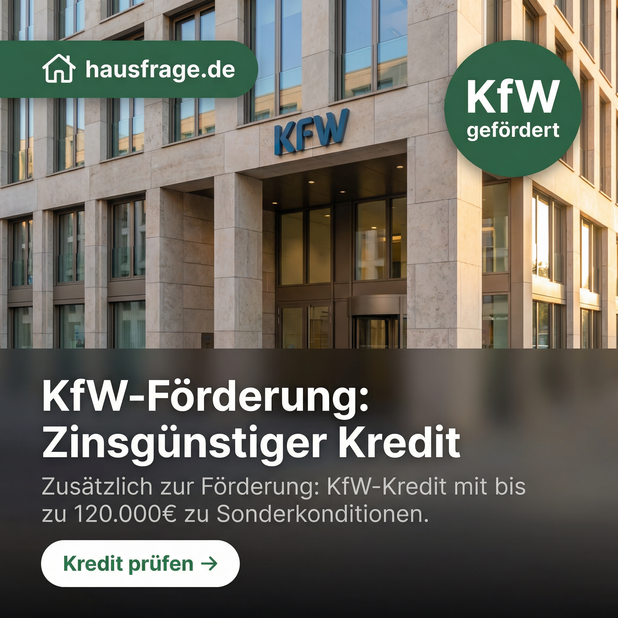 Hausfrage Facebook ad