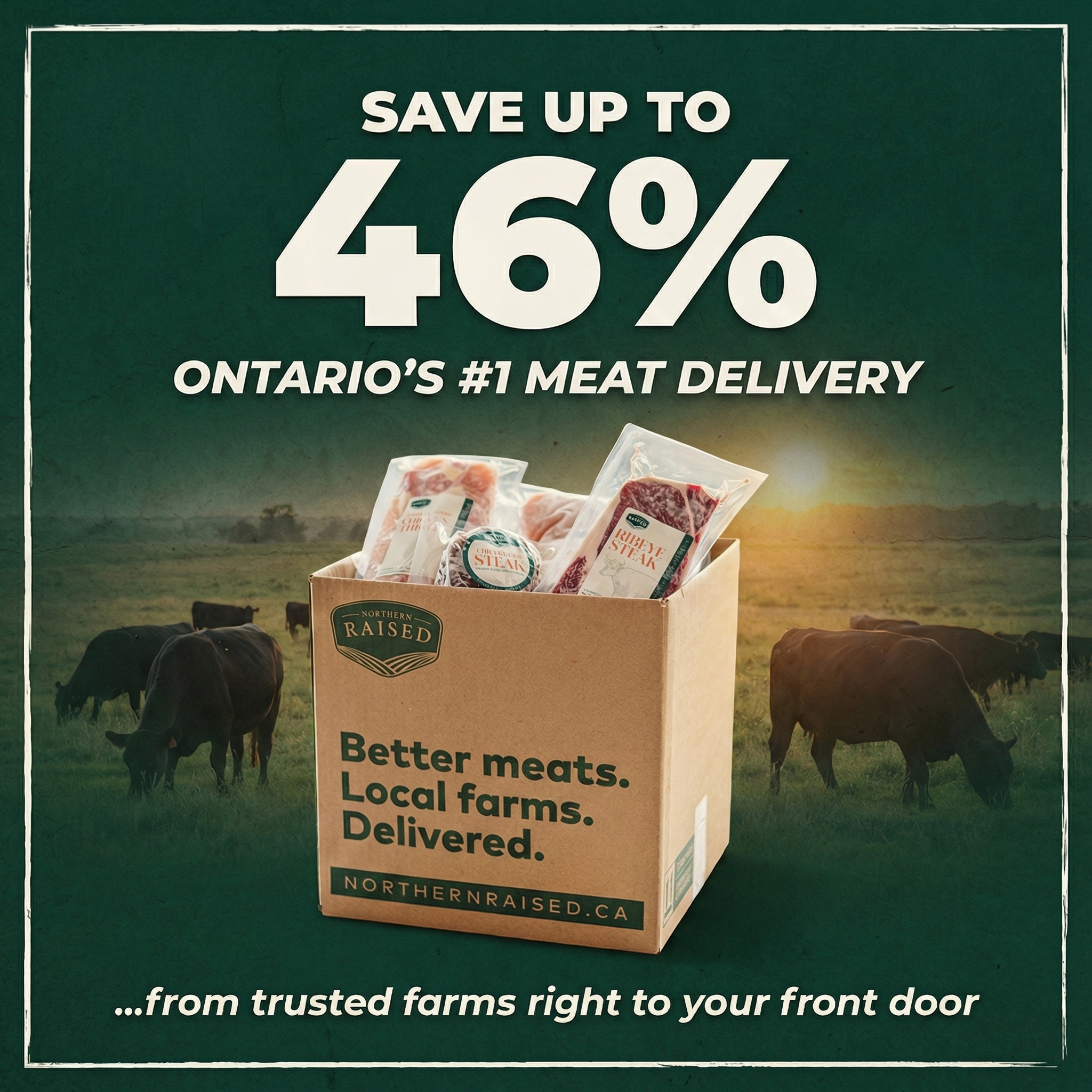 Northern Raised Facebook ad