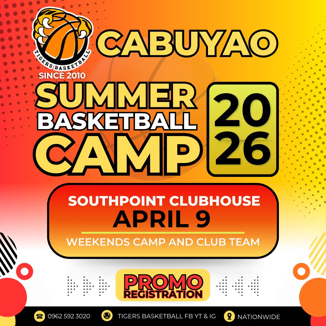 Tigers Basketball Facebook ad: Sali na sa Tigers Basketball Camp Cabuyao