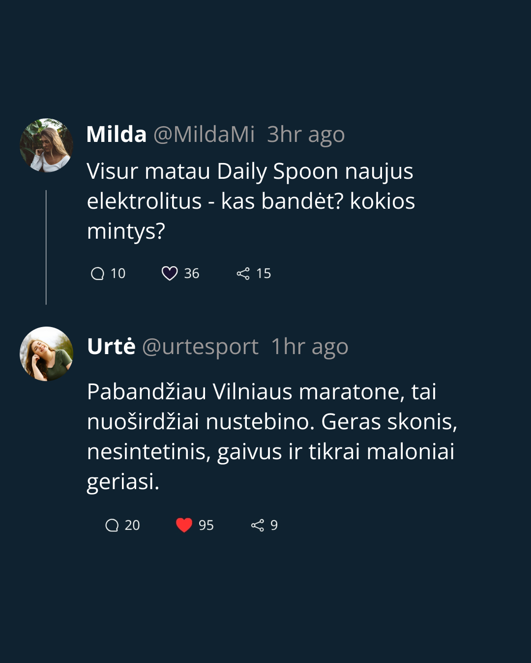 Daily Spoon Facebook ad: CITRINŲ IR MĖTŲ SKONIO