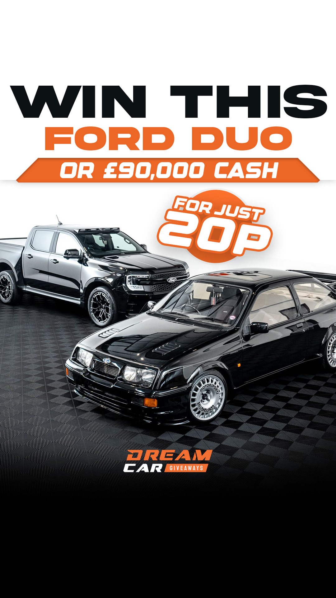 Dream Car Giveaways Facebook ad