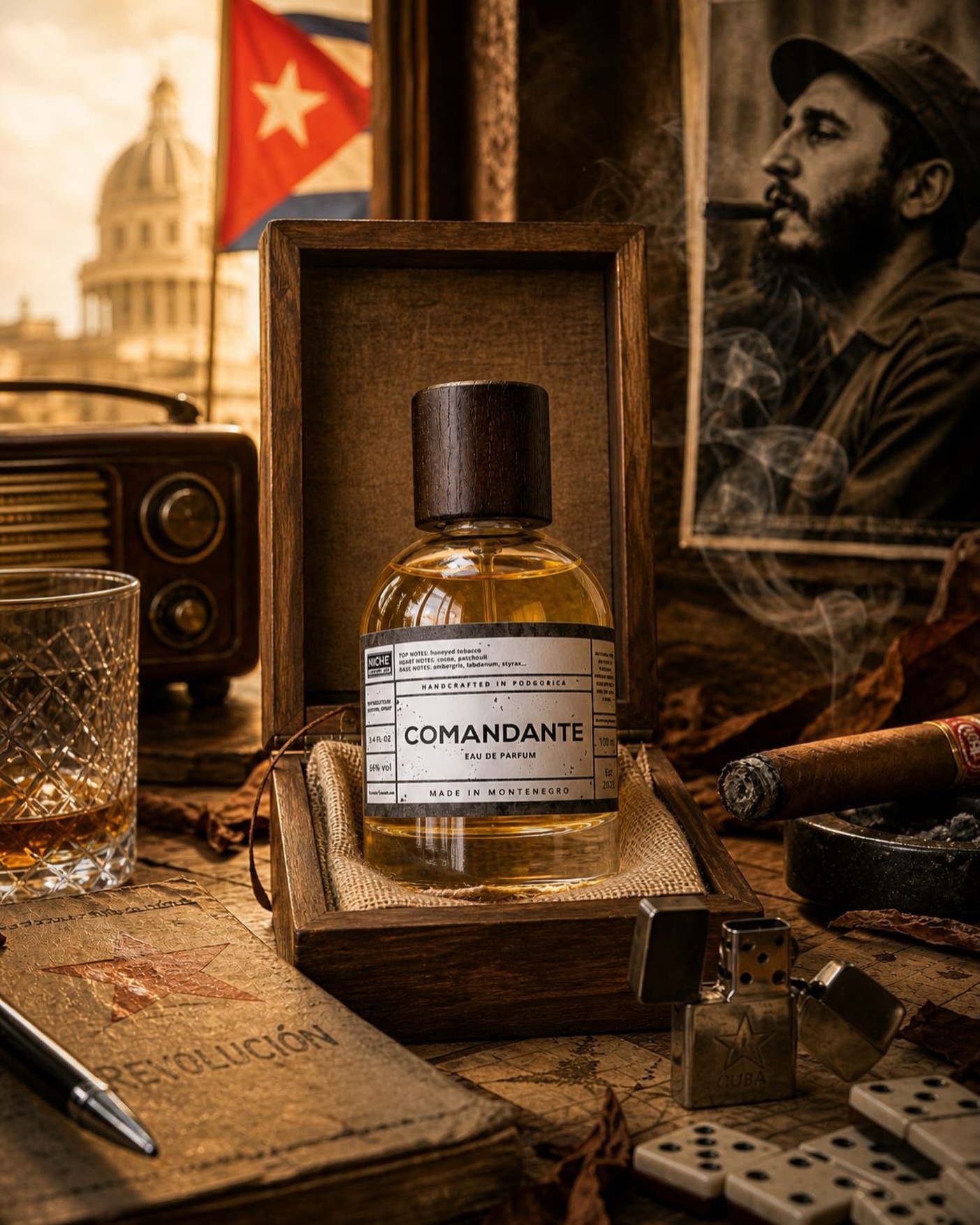 Niche Perfume Lab Facebook ad: Kombinacija napravljena za muškarca koji zna šta želi!