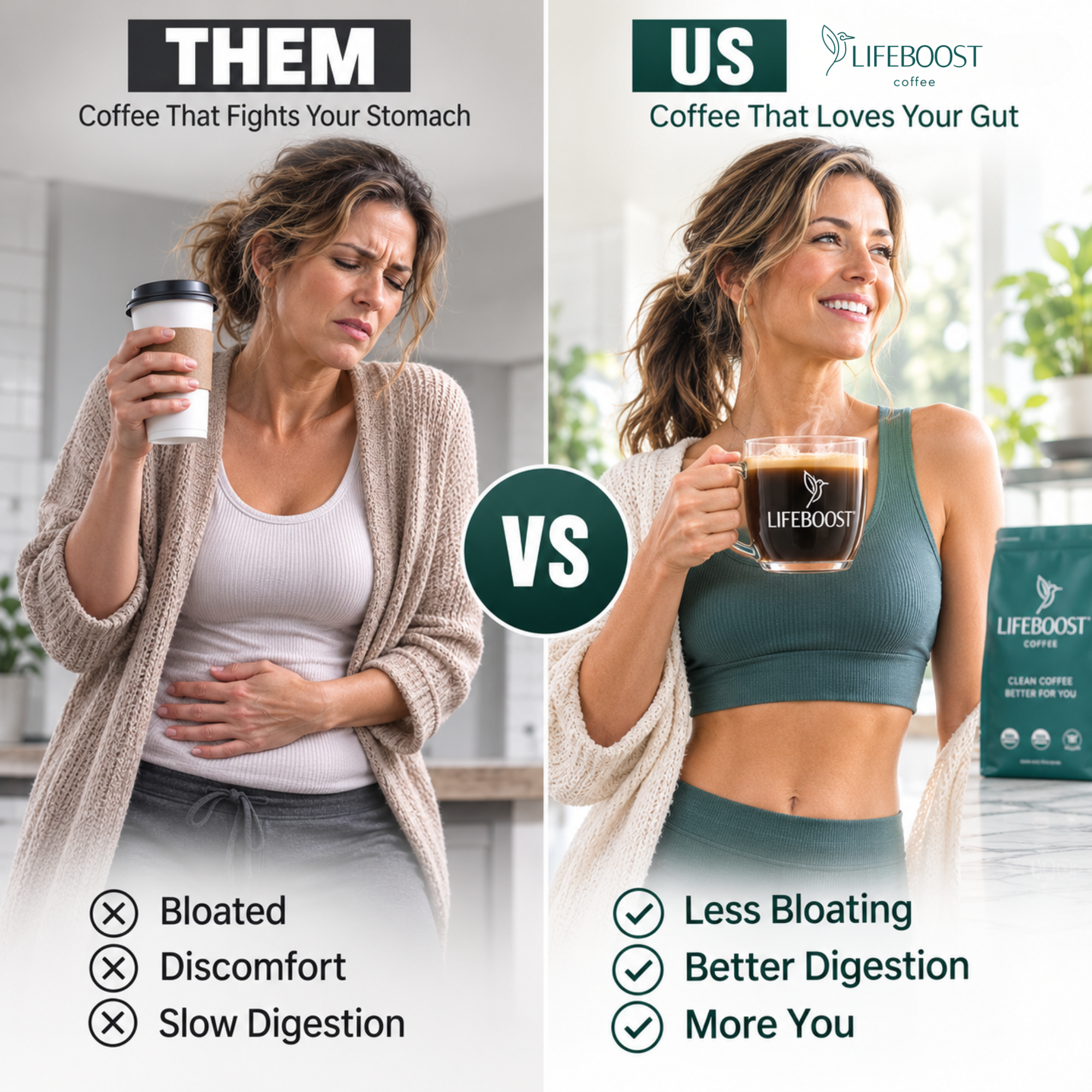 Lifeboost Coffee Facebook ad