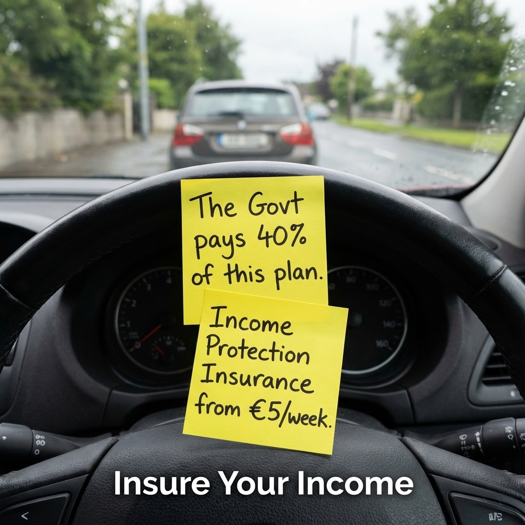 Insure Your Income Facebook ad: Unlock Rare Income Protection-Simple, Affordable, Irish